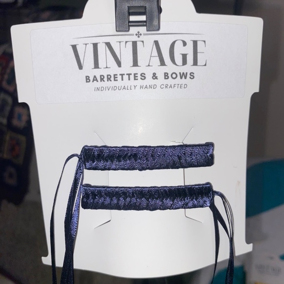 🎅🏻 BOGO!!!! 2 For 1 Thru 12-19 Braided Barrettes Handmade 80s Vintage Retro - Picture 5 of 13